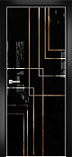 Схожие товары - Дверь Оникс Арт, лакобель черный RAL 9005, зеркало №13