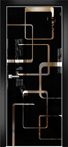 Недавно просмотренные - Дверь Оникс Арт, лакобель черный RAL 9005, зеркало №8
