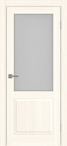 Дверь Эко 602.21 ОФ3 ясень светлый, сатинат