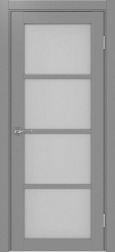 Дверь Эко 540.2222 серый, сатинат