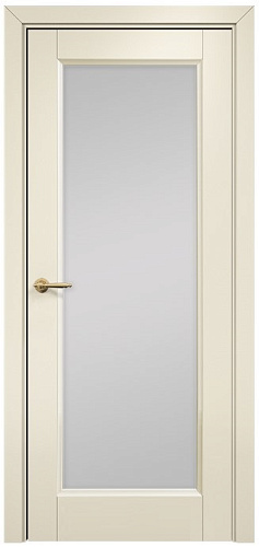 Дверь Оникс Тоскана 1 эмаль слоновая кость, сатинат белый