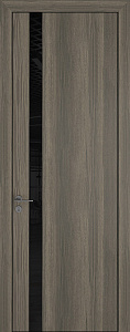 Недавно просмотренные - Дверь Z K2 ALU toppan dark oak, кромка черная, лакобель  black classic, глухая