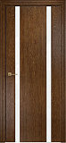 Дверь Оникс Престиж 2 каштан, триплекс белый