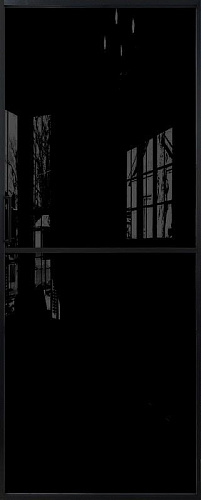 Перегородка Alum №1 черный, триплекс черный