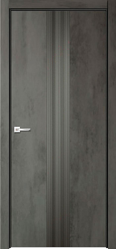 Дверь V Лоярд эмалит Севилья 16 бетон темный, глухая