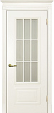 Дверь Текона эмаль Smalta 08 слоновая кость RAL 1013, остекленная