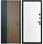 Недавно просмотренные - Входная дверь Матадор MXL-2 орех американский мокко/панель Вертикаль, белая матовая