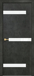 Недавно просмотренные - Дверь Оникс Силуэт бетон темный, глухая