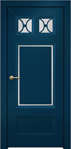 Недавно просмотренные - Дверь Оникс Шанель 2 фрезерованная эмаль RAL 5001, сатинато с решеткой
