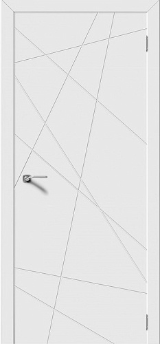 Дверь Luxor Line белая эмаль, глухая