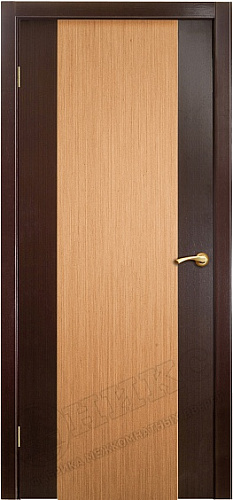 Дверь Оникс Комби венге\дуб, глухая