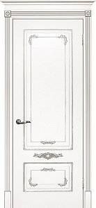 Недавно просмотренные - Дверь Текона эмаль Smalta 09 белый RAL 9003 патина серебро, глухая