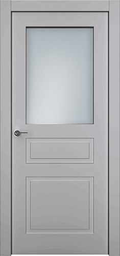 Дверь Кл3с эмаль серая, сатинат