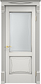 Схожие товары - Дверь Итальянская Легенда массив ольхи ОЛ6.2 белый грунт с патиной серебро, стекло 6-4