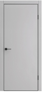 Недавно просмотренные - Дверь L-50 серебристо-серый кромка AL, глухая