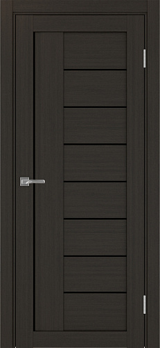 Дверь Эко 524.21 венге, lacobel черный