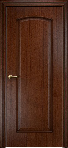 Дверь Оникс Глория красное дерево с черной патиной, глухая