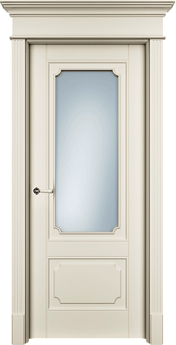 Дверь Риан-2 эмаль RAL 9001, сатинат