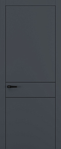 Недавно просмотренные - Дверь Z K16 полипропилен  графит премьер, молдинг черный, глухая