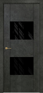 Недавно просмотренные - Дверь Оникс Парма бетон темный, глухая лакобель RAL 9005