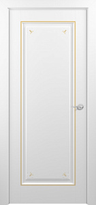 Недавно просмотренные - Дверь Z Neapol Т3 decor эмаль White patina Gold, глухая