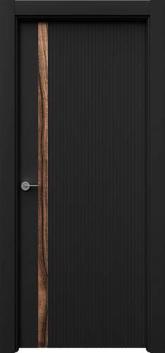 Дверь БатВ1 эмаль RAL 9005, глухая