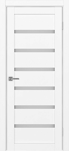 Дверь Эко 507.12 белый снежный, сатинат