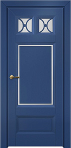 Недавно просмотренные - Дверь Оникс Шанель 2 фрезерованная эмаль RAL 5000, сатинато с решеткой