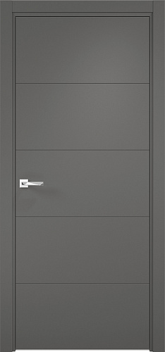 Дверь V Лоярд эмалит Севилья 21 софт графит, глухая