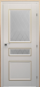 Недавно просмотренные - Дверь Краснодеревщик 3344 Декор белая, стекло матовое гравировка Кристалл