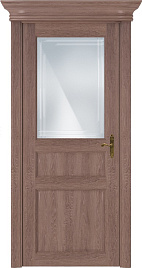 Недавно просмотренные - Дверь Статус CLASSIC 532 дуб капуччино, стекло сатинато с алмазной гравировкой грань