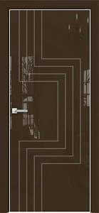 Недавно просмотренные - Дверь Оникс Арт, лакобель коричневый RAL 8028, пескоструй №2