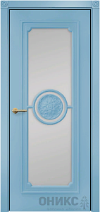 Недавно просмотренные - Дверь Оникс Флоренция фрезерованная эмаль голубая, сатинат
