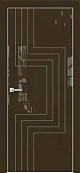 Схожие товары - Дверь Оникс Арт, лакобель коричневый RAL 8028, пескоструй №2