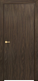 Дверь Оникс Гладкая PVC американский орех, глухая