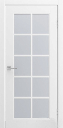 Дверь Amore эмаль белая, сатинат белый