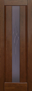 Недавно просмотренные - Дверь ОКА массив ольхи Версаль античный орех, стекло графит с фрезеровкой