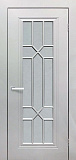 Дверь V Виано эмаль светло-серая, сатинат