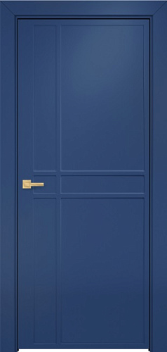 Дверь Оникс Оксфорд 1 фрезерованная эмаль RAL 5000, глухая