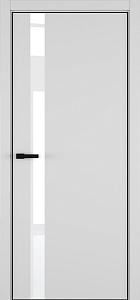 Недавно просмотренные - Дверь Z A2 эмаль RAL 7047 кромка AL black, лакобель white pure