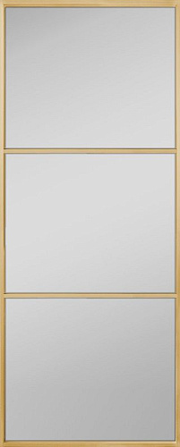 Перегородка Alum №3 золото, сатинат белый