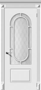 Недавно просмотренные - Дверь Менуэт эмаль белая, стекло белое матовое кристалл
