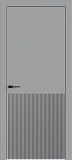 Дверь Лайн8 серая, глухая