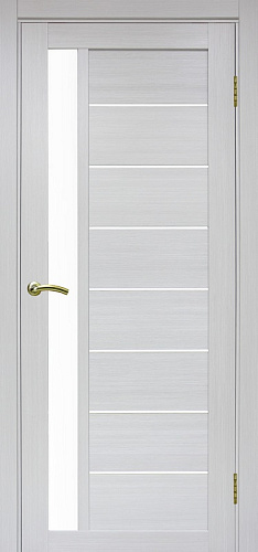 Дверь Эко 554.21 ясень серебристый, сатинат