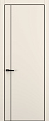 Схожие товары - Дверь Z K14 полипропилен крем, ALU кромка черная, молдинг черный, глухая