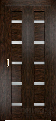 Дверь-книжка Оникс Тектон 5 пангар, сатинат белый