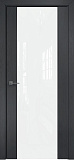 Дверь Оникс Престиж дуб графит, триплекс белый
