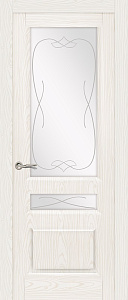 Недавно просмотренные - Дверь Ситидорс Малахит-2 CLASSIC ясень белый, остекленная