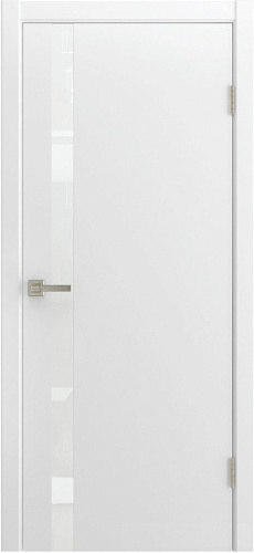 Дверь Zerro эмаль белая, лакобель белый
