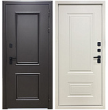 Входная дверь Матадор ТЕРМО Штандарт RAL 8019/панель белый матовый